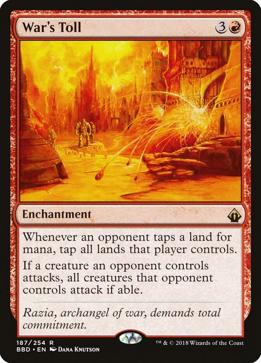 War's Toll - Battlebond (BBD) NM