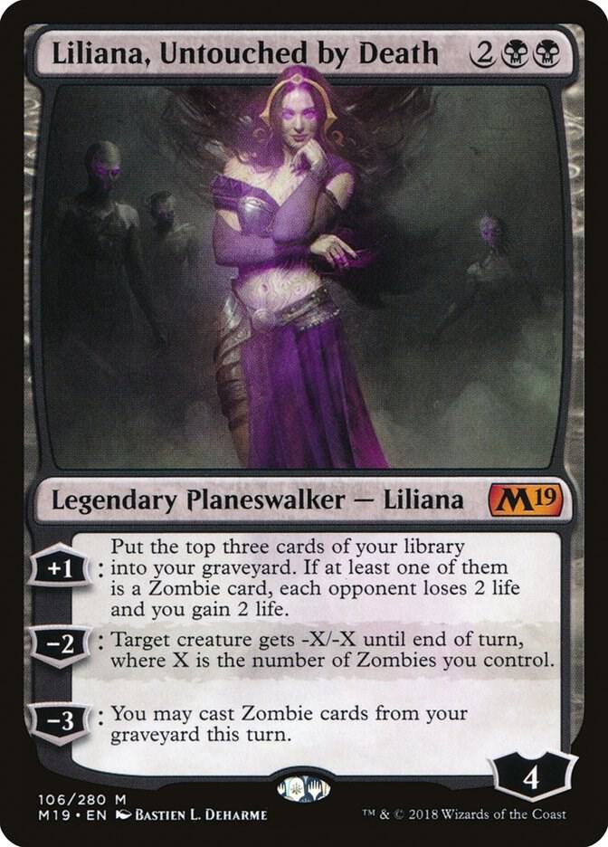 Liliana, Untouched by Death - Core Set 2019 (M19) LP