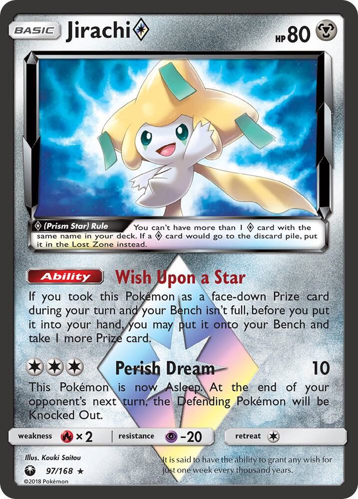 Jirachi Prism Star - SM - Celestial Storm (CES) LP *FOIL*