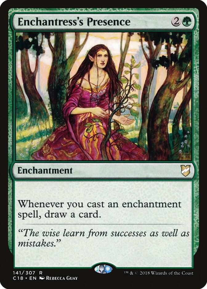 Enchantress's Presence - Commander 2018 (C18) NM