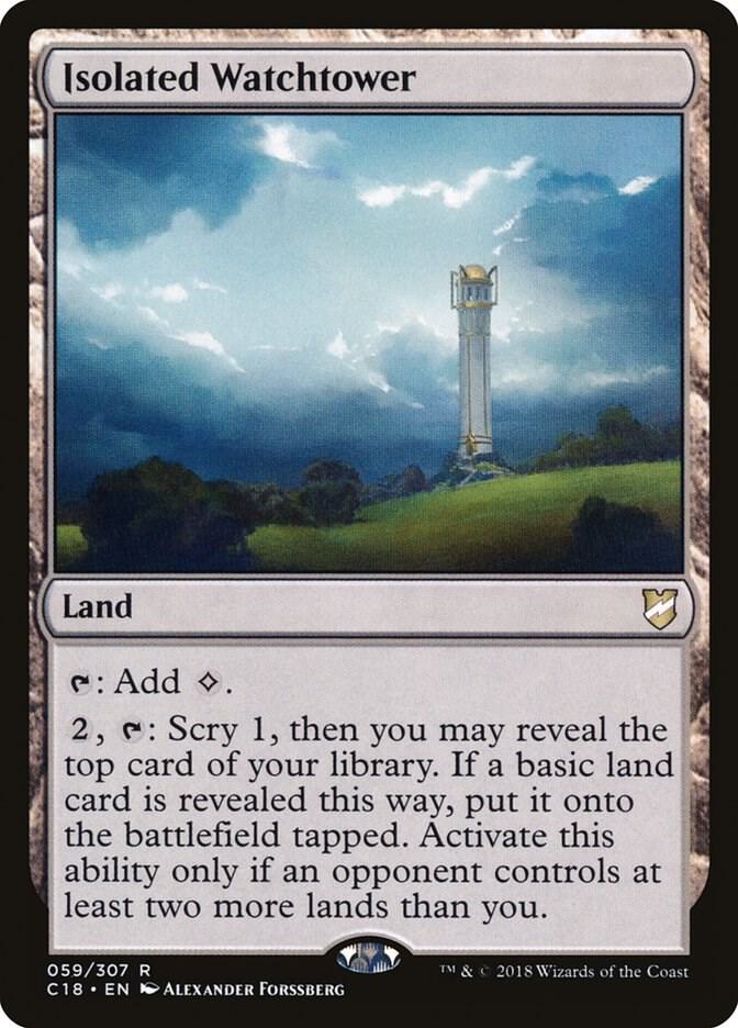 Isolated Watchtower - Commander 2018 (C18) NM