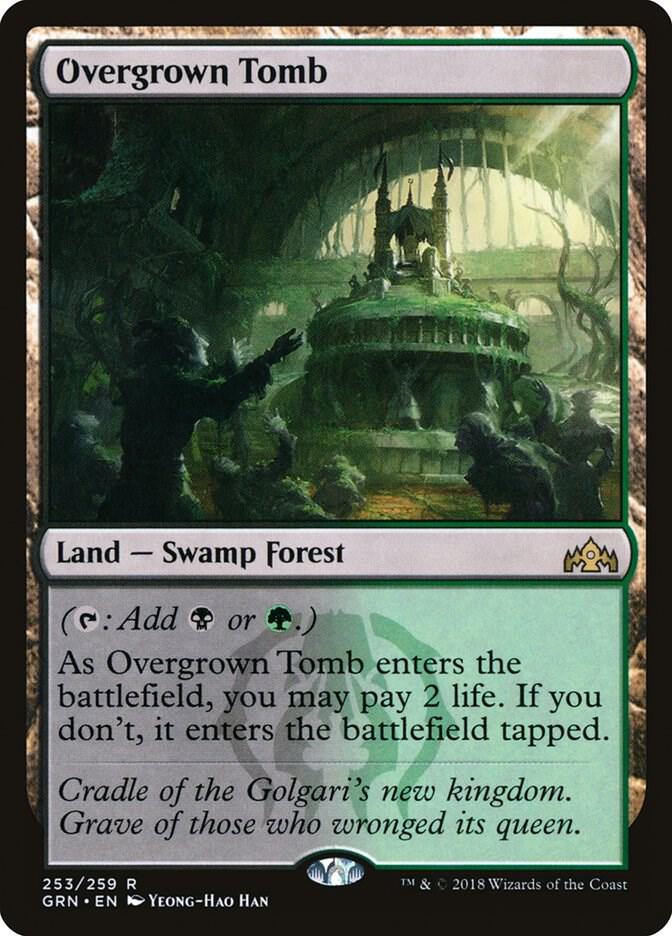 Overgrown Tomb - Guilds of Ravnica (GRN) NM