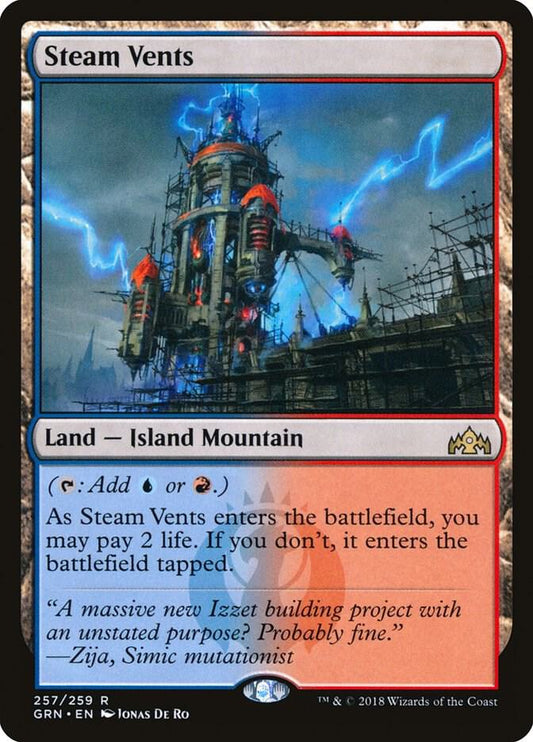 Steam Vents - Guilds of Ravnica (GRN) NM