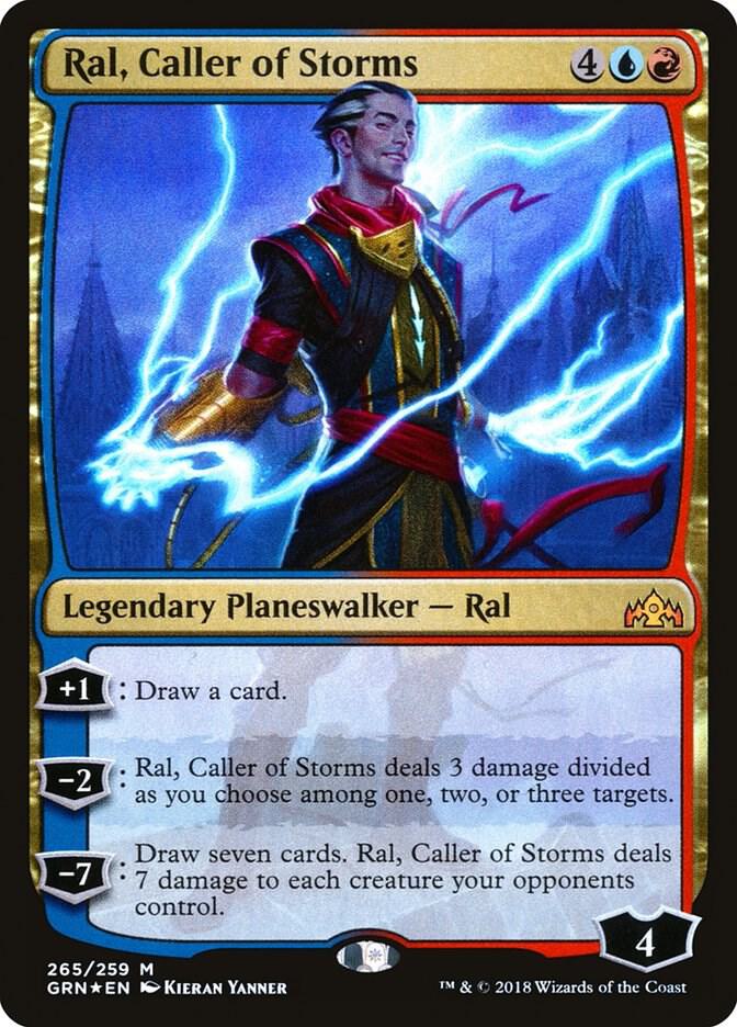 Ral, Caller of Storms - Guilds of Ravnica (GRN) NM *FOIL*
