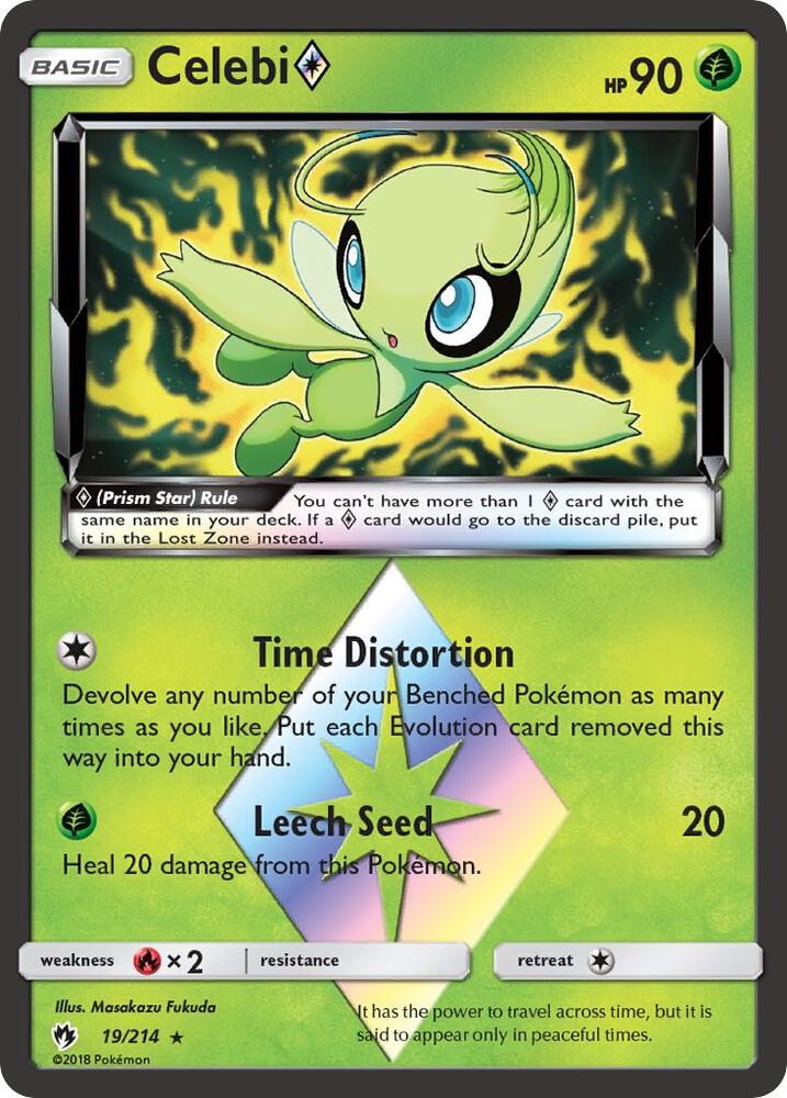 Celebi Prism Star - SM - Lost Thunder (SM8) LP *FOIL*