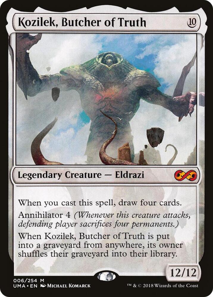 Kozilek, Butcher of Truth - Ultimate Masters (UMA) NM *FOIL*