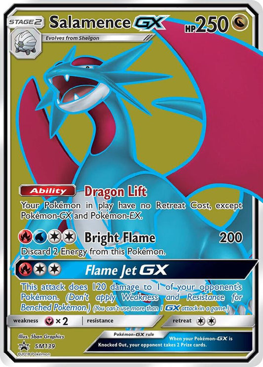 Salamence GX - SM139 - SM Promos (SMP) LP *FOIL*