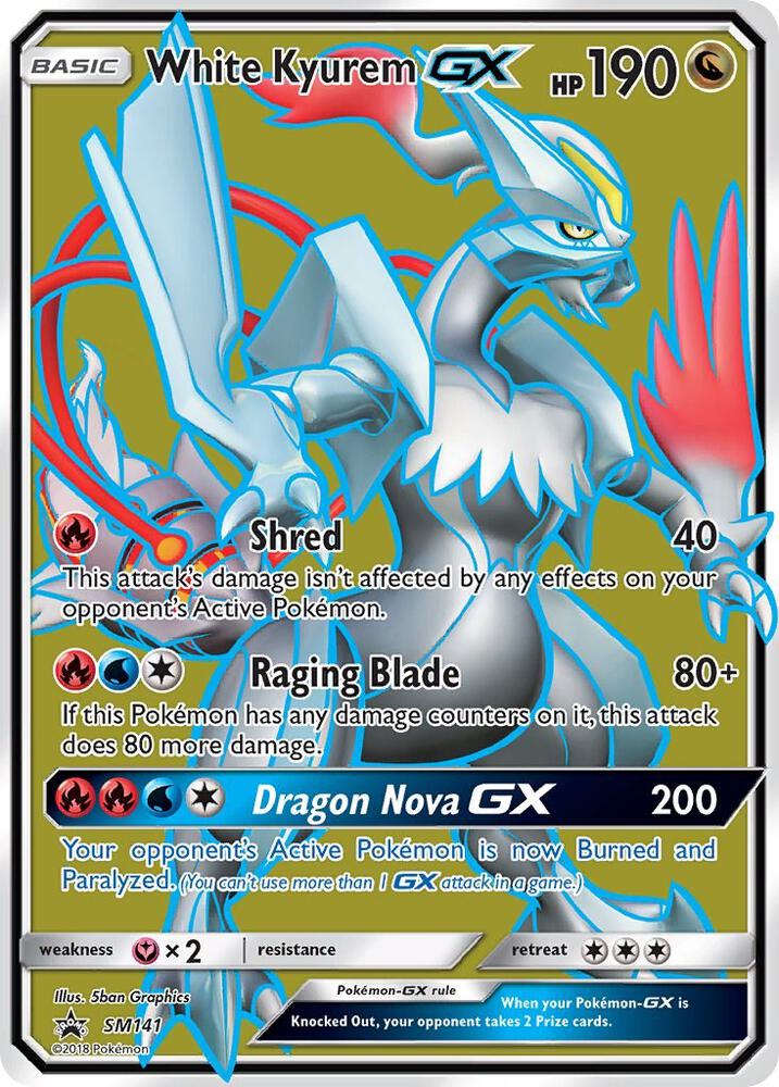 White Kyurem GX - SM141 - SM Promos (SMP) LP *FOIL*