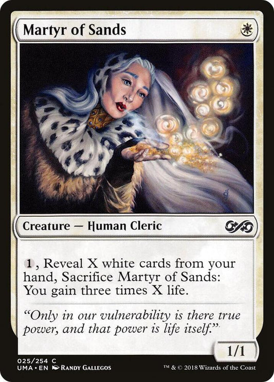 Martyr of Sands - Ultimate Masters (UMA) NM *FOIL*