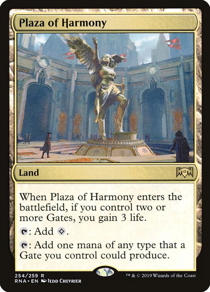 Plaza of Harmony - Ravnica Allegiance (RNA) NM