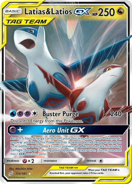 Latias & Latios GX - SM - Team Up (SM9) LP *FOIL*