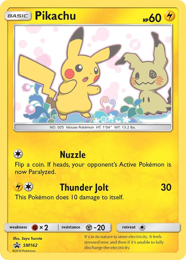 Pikachu - SM162 - SM Promos (SMP) NM *FOIL*
