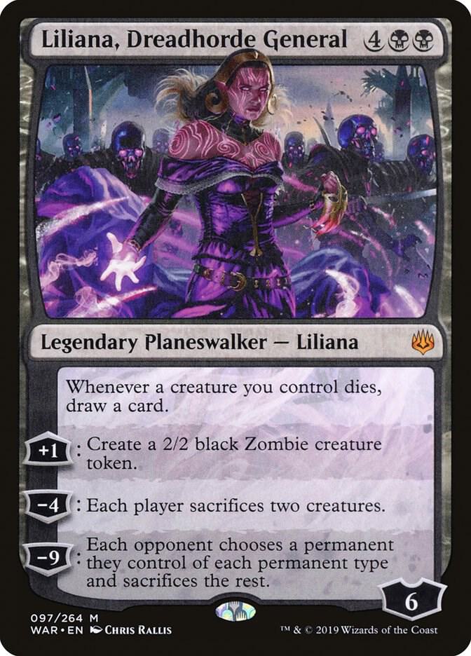 Liliana, Dreadhorde General - War of the Spark (WAR) NM
