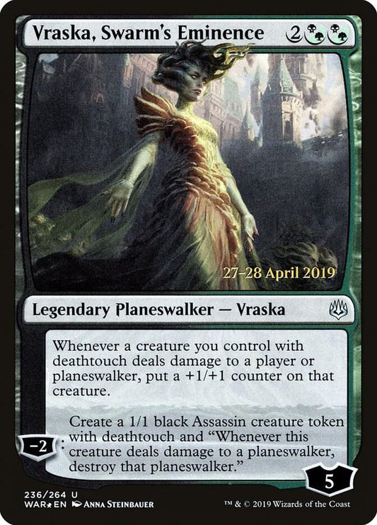 Vraska, Swarm's Eminence - Prerelease Cards (PRE) LP *FOIL*