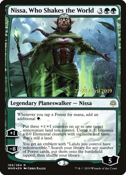 Nissa, Who Shakes the World - Prerelease Cards (PRE) LP *FOIL*