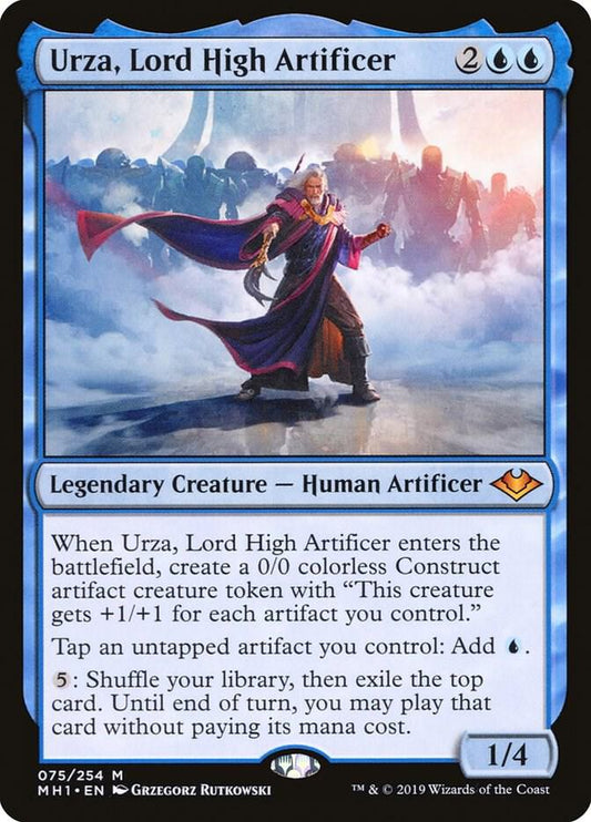 Urza, Lord High Artificer - Modern Horizons (MH1) NM