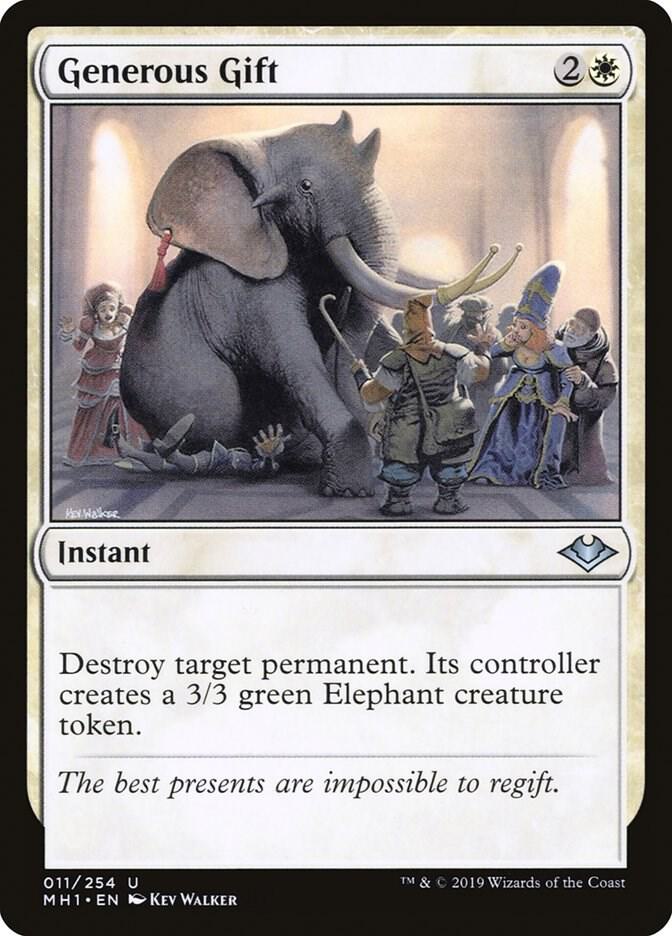 Generous Gift - Modern Horizons (MH1) NM *FOIL*