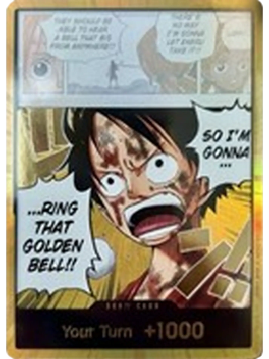 DON!! Card (Luffy) (Gold) - Adventure on Kami's Island (OP15-EB04) NM *FOIL*