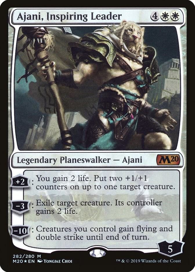 Ajani, Inspiring Leader - Core Set 2020 (M20) LP *FOIL*