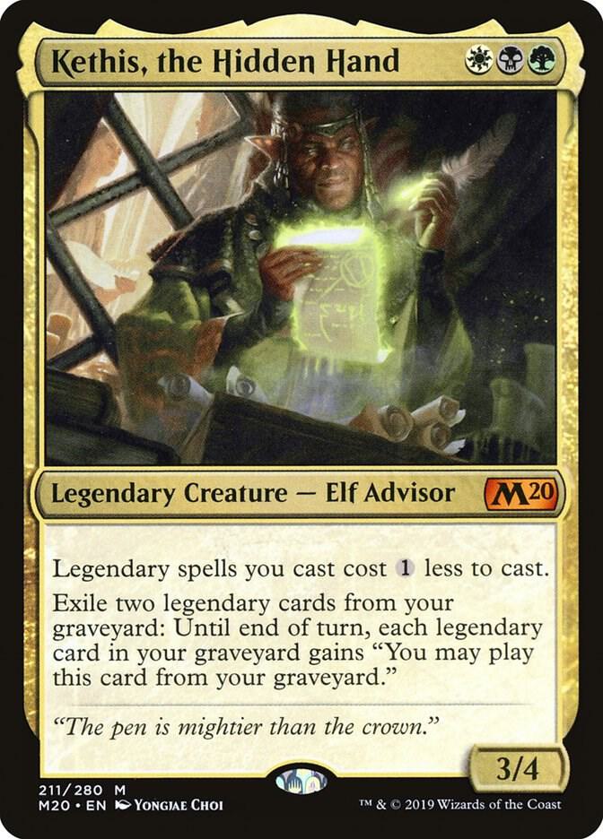 Kethis, the Hidden Hand - Core Set 2020 (M20) NM