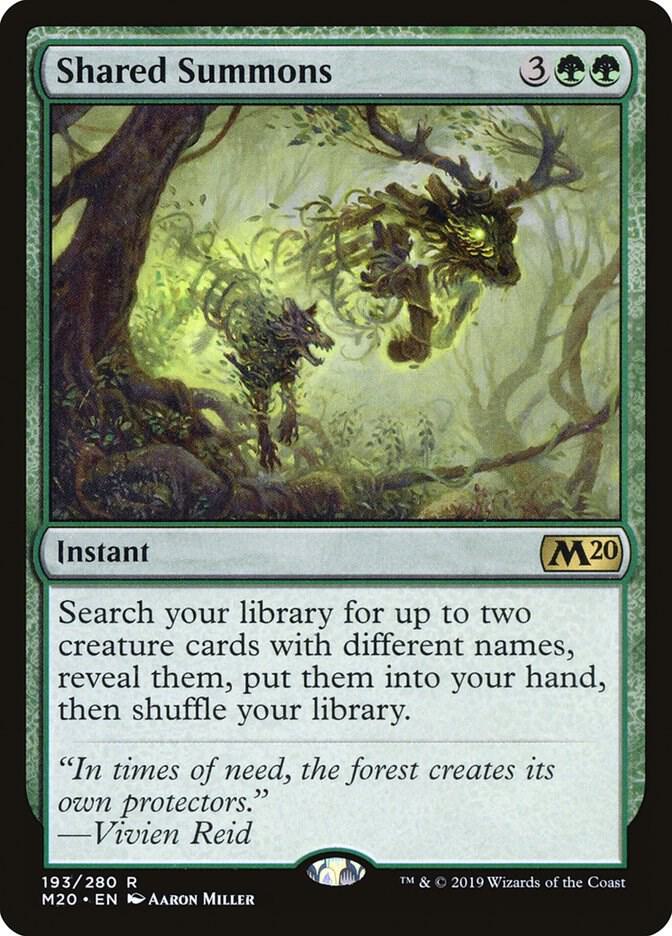 Shared Summons - Core Set 2020 (M20) NM