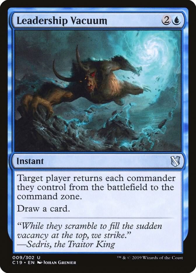 Leadership Vacuum - Commander 2019 (C19) NM