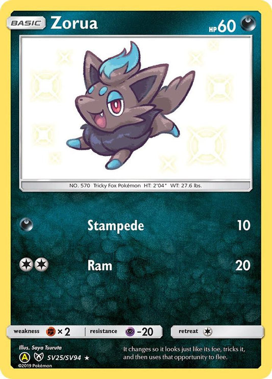 Zorua - Hidden Fates: Shiny Vault (HIF:SV) NM *FOIL*