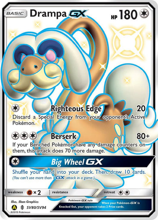 Drampa GX - Hidden Fates: Shiny Vault (HIF:SV) NM *FOIL*