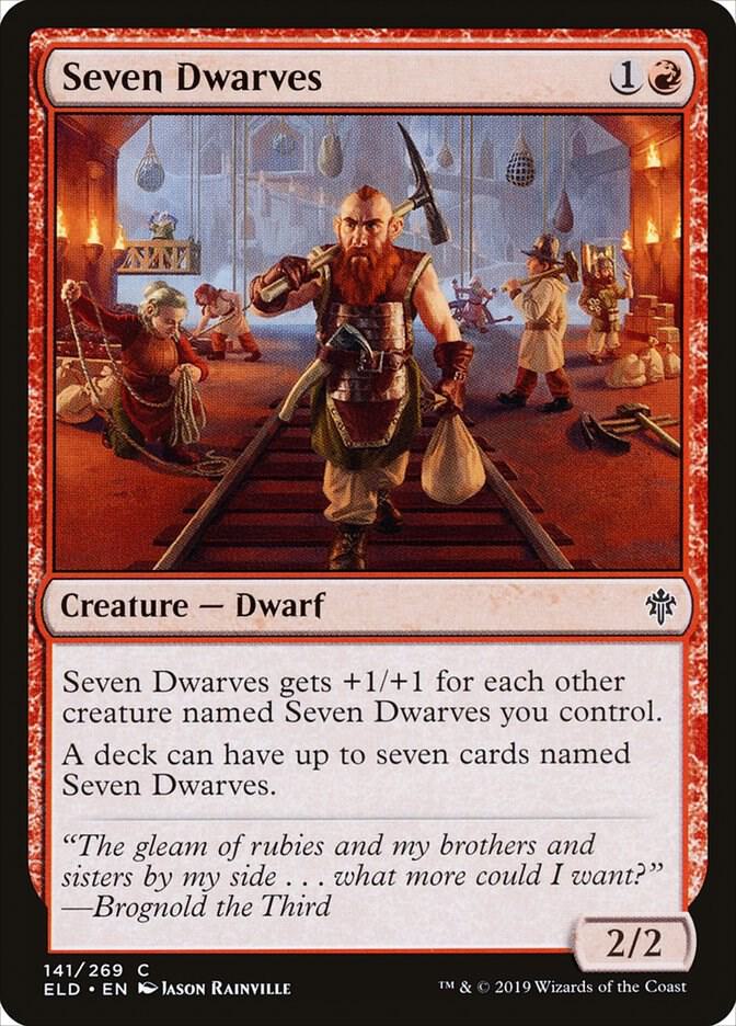 Seven Dwarves - Throne of Eldraine (ELD) NM