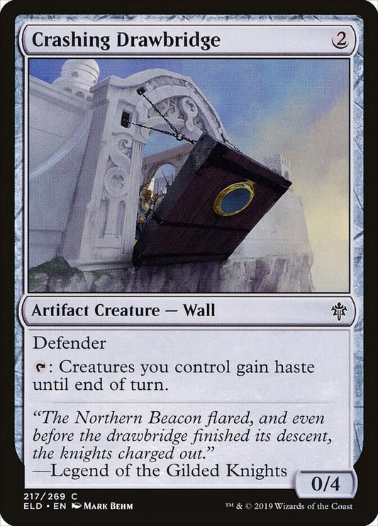 Crashing Drawbridge - Throne of Eldraine (ELD) NM