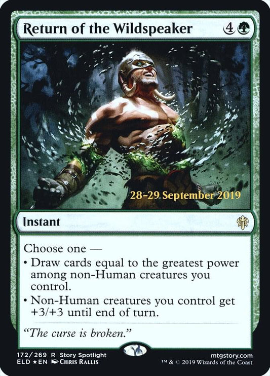 Return of the Wildspeaker - Prerelease Cards (PRE) NM *FOIL*