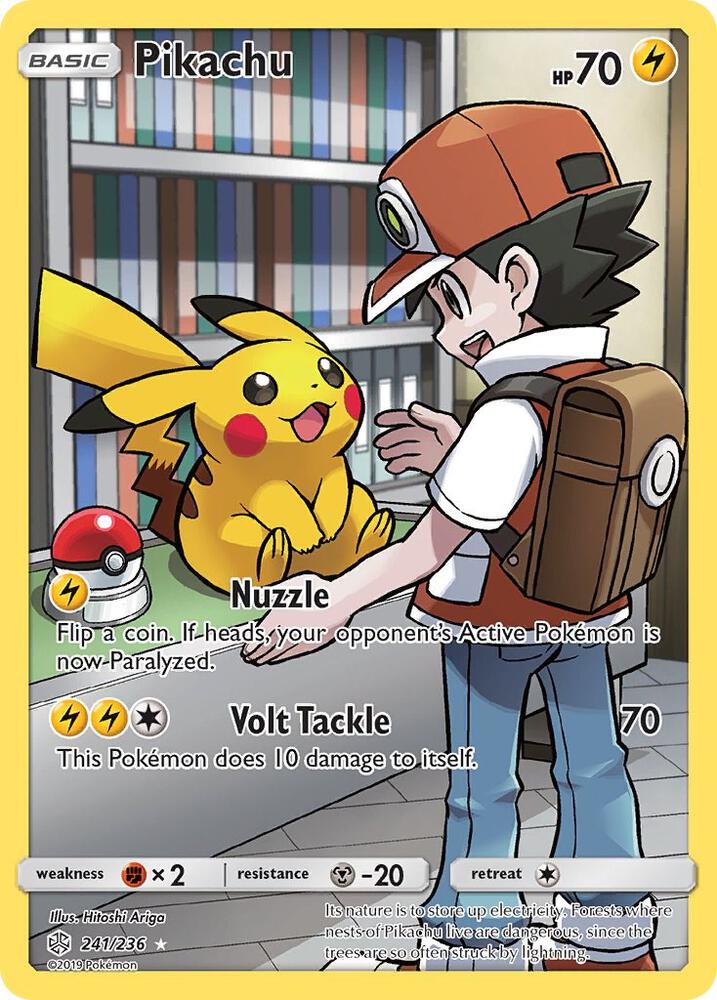 Pikachu (Secret) - SM - Cosmic Eclipse (SM12) NM *FOIL*