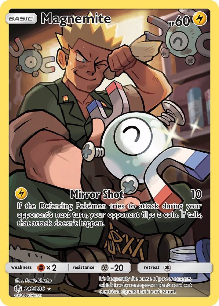 Magnemite (Secret) - SM - Cosmic Eclipse (SM12) NM *FOIL*