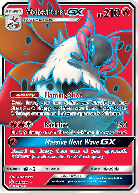 Volcarona GX (Full Art) - SM - Cosmic Eclipse (SM12) LP *FOIL*