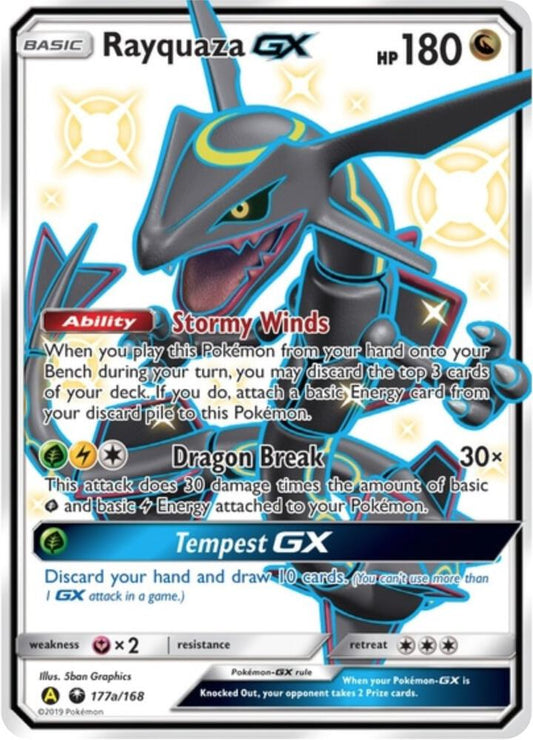 Rayquaza GX - 177a/168 - Alternate Art Promos (PR) NM *FOIL*