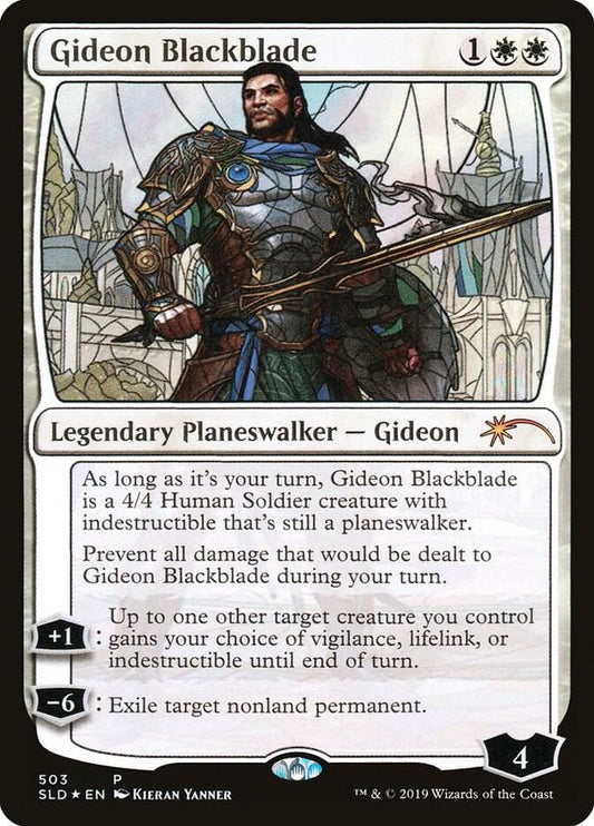 Gideon Blackblade (Stained Glass) - Secret Lair Drop Series (SLD) NM