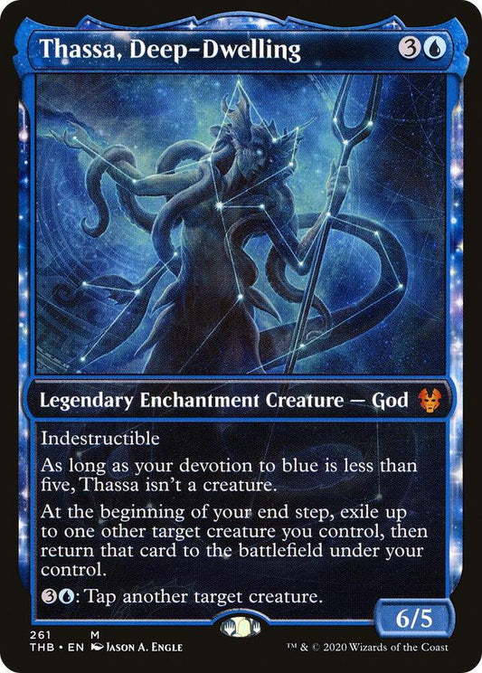 Thassa, Deep-Dwelling (Showcase) - Theros Beyond Death (THB) NM