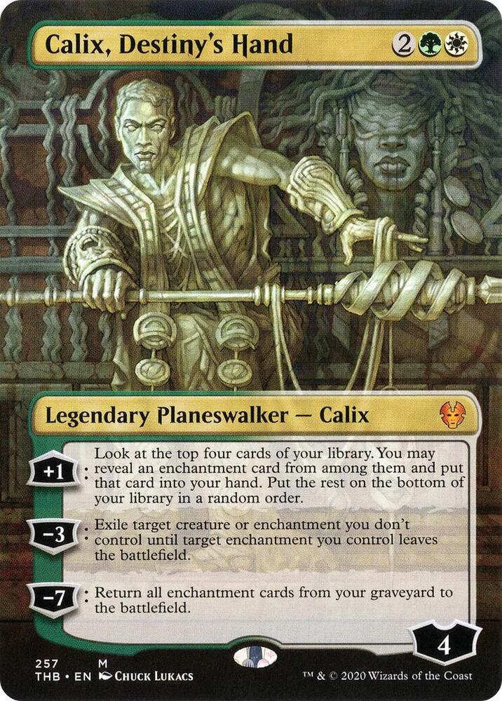 Calix, Destiny's Hand (Borderless) - Theros Beyond Death (THB) NM