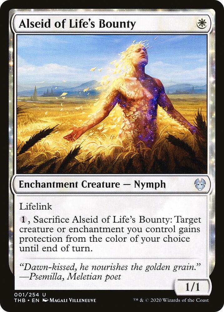 Alseid of Life's Bounty - Theros Beyond Death (THB) LP *FOIL*