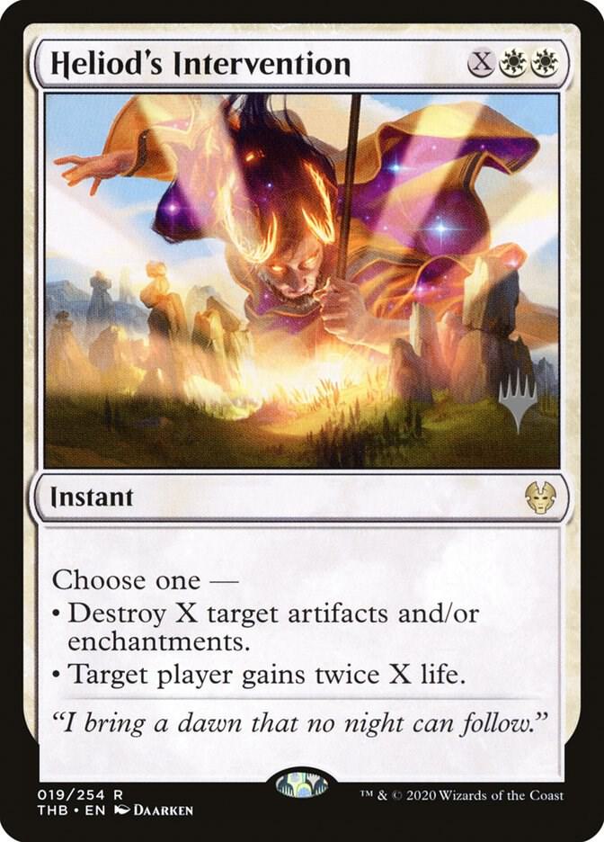 Heliod's Intervention - Promo Pack: Theros Beyond Death (PPTHB) NM *FOIL*