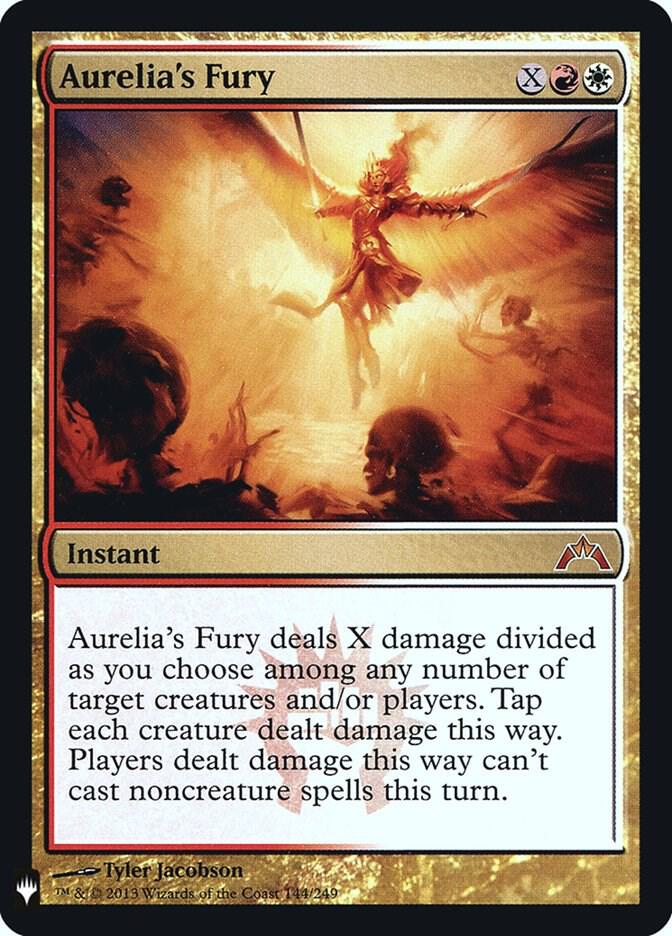 Aurelia's Fury - The List Reprints (LIST) NM *FOIL*