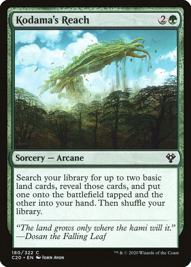 Kodama's Reach - Commander 2020 (C20) NM