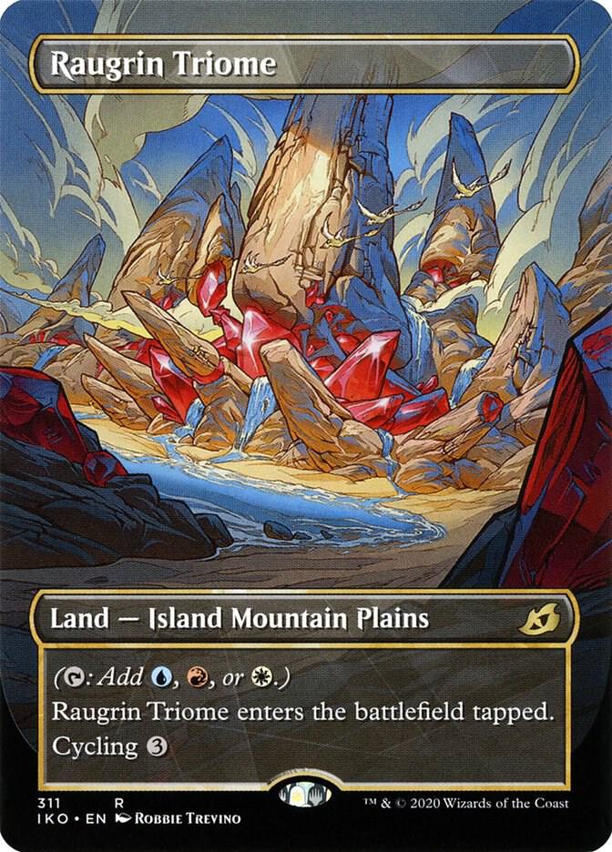Raugrin Triome (Showcase) - Ikoria: Lair of Behemoths (IKO) NM