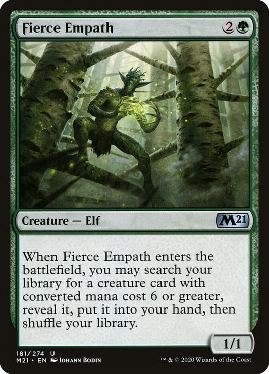Fierce Empath - Core Set 2021 (M21) NM *FOIL*