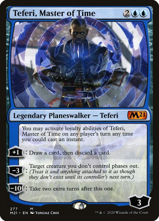 Teferi, Master of Time (277) - Core Set 2021 (M21) NM