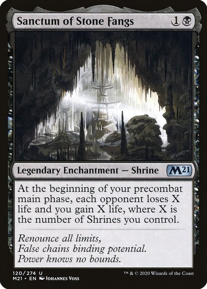Sanctum of Stone Fangs - Core Set 2021 (M21) NM