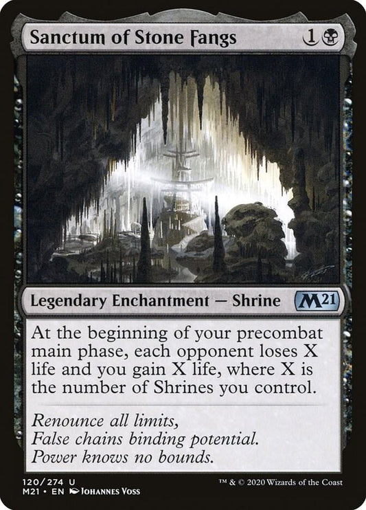 Sanctum of Stone Fangs - Core Set 2021 (M21) NM