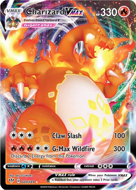 Charizard VMAX - SWSH03: Darkness Ablaze (SWSH03) NM *FOIL*