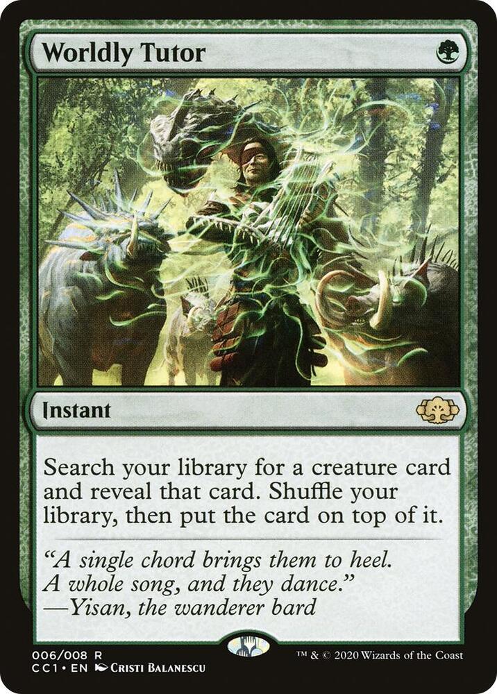 Worldly Tutor - Commander Collection: Green (CC1) NM