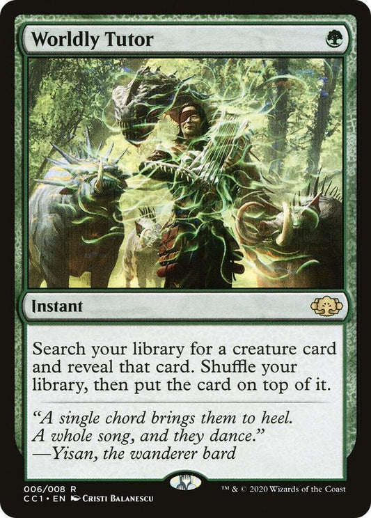 Worldly Tutor - Commander Collection: Green (CC1) NM